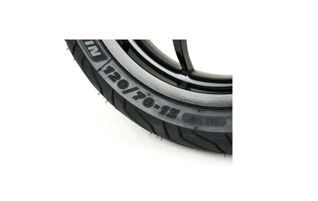 Complete Wheel Set (front+rear incl. mounting kit) BGM PRO SPORT 13-inch Gloss Black | MICHELIN City Grip 2 120+130/70-13 | Vespa GTS, GTS Super, GTV, Sei Giorni, GT 60, GT, GT L 125-300cc BGM  Falan Parts