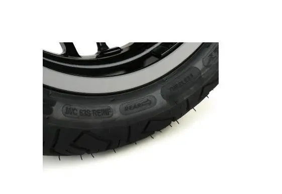 Complete Wheel Set (front+rear incl. mounting kit) BGM PRO SPORT 13-inch Gloss Black | MICHELIN City Grip 2 120+130/70-13 | Vespa GTS, GTS Super, GTV, Sei Giorni, GT 60, GT, GT L 125-300cc BGM  Falan Parts