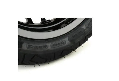 Complete Wheel Set (front+rear incl. mounting kit) BGM PRO SPORT 13-inch Gloss Black | MICHELIN City Grip 2 120+130/70-13 | Vespa GTS, GTS Super, GTV, Sei Giorni, GT 60, GT, GT L 125-300cc BGM  Falan Parts