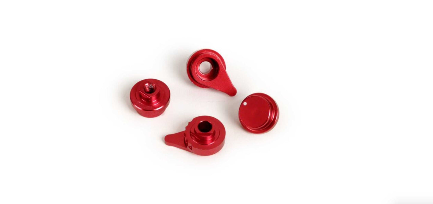 Adjuster Kit for Brake Lever Set BGM PRO Red Anodised | Vespa GT/GTS/GTL 125-300cc BGM  Falan Parts