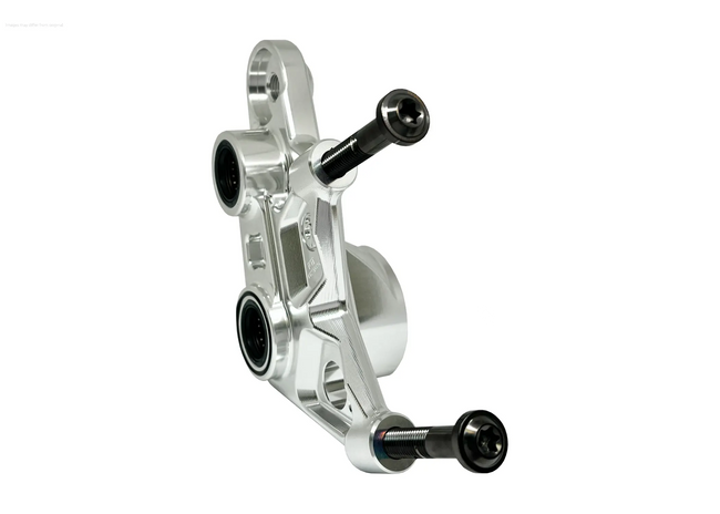Axle Seating 1O1 Factory Silver 100mm Monoblock | Vespa GTS/GTS Super 125/-300cc (`23-) 1O1 Factory  Falan Parts