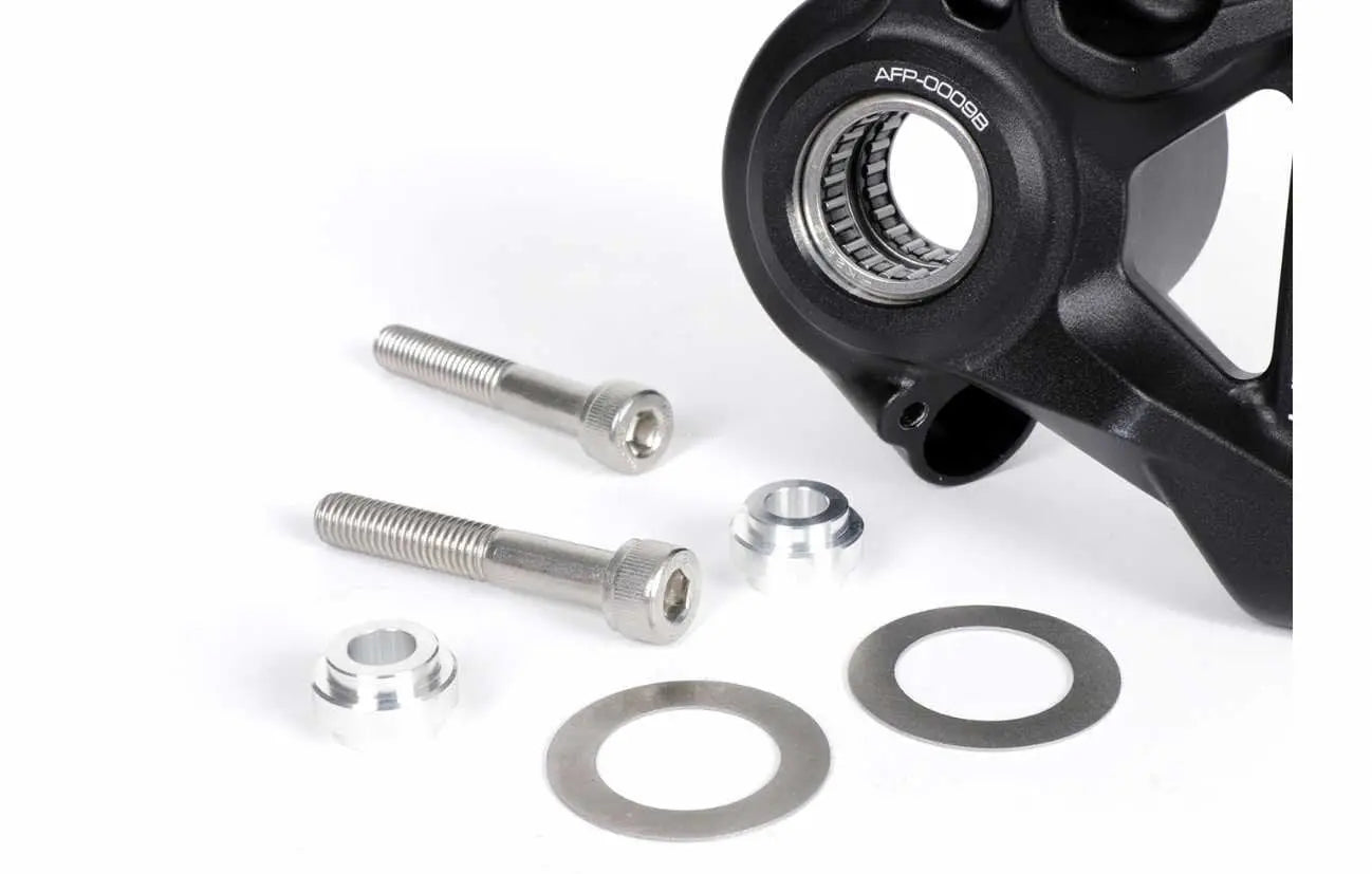 Axle Seating AF Parts CNC Radial Black | Vespa LX/S/ ET2-4/ GT/GT L/ GTS 125-300cc AF Parts  Falan Parts