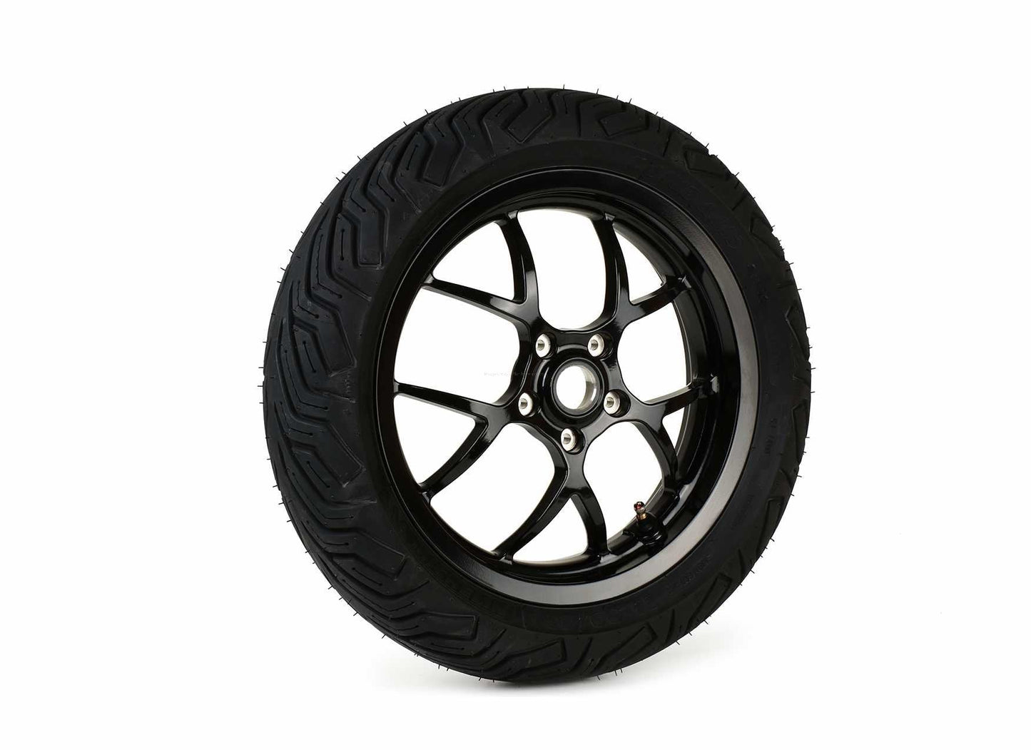 Complete Wheel Set (front+rear incl. mounting kit) BGM PRO SPORT 13-inch Gloss Black | MICHELIN City Grip 2 130+140/60-13 | Vespa GTS, GTS Super, GTV, Sei Giorni, GT 60, GT, GT L 125-300cc BGM  Falan Parts