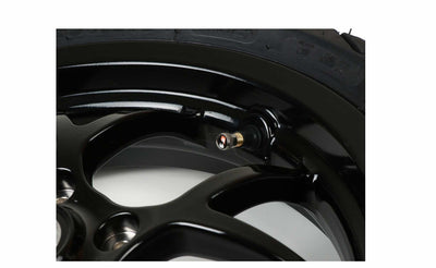 Complete Wheel Set (front+rear incl. mounting kit) BGM PRO SPORT 13-inch Gloss Black | MICHELIN City Grip 2 130+140/60-13 | Vespa GTS, GTS Super, GTV, Sei Giorni, GT 60, GT, GT L 125-300cc BGM  Falan Parts
