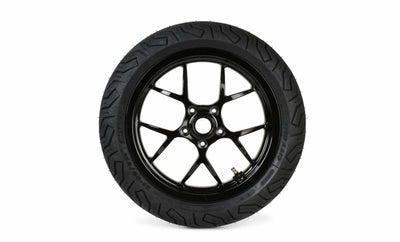 Complete Wheel Set (front+rear incl. mounting kit) BGM PRO SPORT 13-inch Gloss Black | MICHELIN City Grip 2 130+140/60-13 | Vespa GTS, GTS Super, GTV, Sei Giorni, GT 60, GT, GT L 125-300cc BGM  Falan Parts