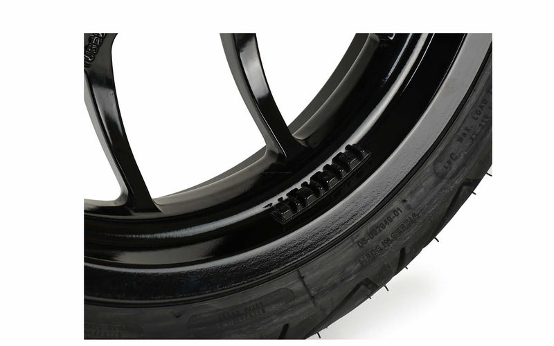 Complete Wheel Set (front+rear incl. mounting kit) BGM PRO SPORT 13-inch Gloss Black | MICHELIN City Grip 2 130+140/60-13 | Vespa GTS, GTS Super, GTV, Sei Giorni, GT 60, GT, GT L 125-300cc BGM  Falan Parts