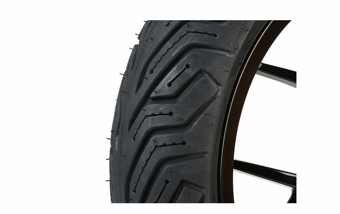 Complete Wheel Set (front+rear incl. mounting kit) BGM PRO SPORT 13-inch Gloss Black | MICHELIN City Grip 2 130+140/60-13 | Vespa GTS, GTS Super, GTV, Sei Giorni, GT 60, GT, GT L 125-300cc BGM  Falan Parts