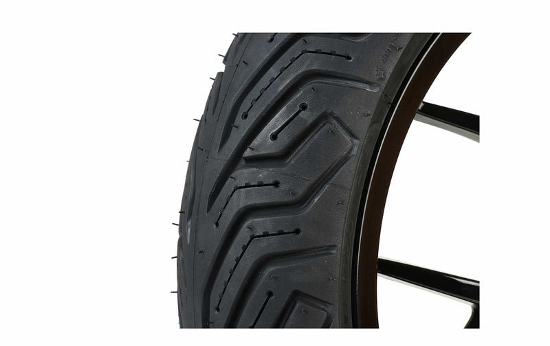 Complete Wheel Set (front+rear incl. mounting kit) BGM PRO SPORT 13-inch Gloss Black | MICHELIN City Grip 2 130+140/60-13 | Vespa GTS, GTS Super, GTV, Sei Giorni, GT 60, GT, GT L 125-300cc BGM  Falan Parts