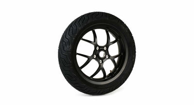 Complete Wheel Set (front+rear incl. mounting kit) BGM PRO SPORT 13-inch Matt Black | MICHELIN City Grip 2 130+140/60-13 | Vespa GTS, GTS Super, GTV, Sei Giorni, GT 60, GT, GT L 125-300cc BGM  Falan Parts