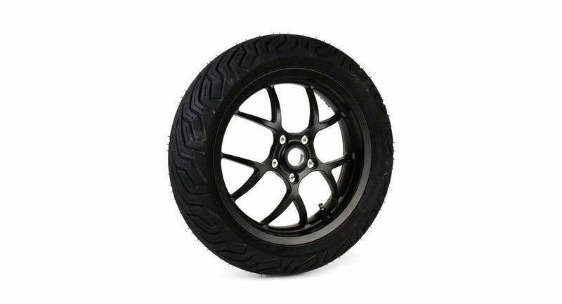 Complete Wheel Set (front+rear incl. mounting kit) BGM PRO SPORT 13-inch Matt Black | MICHELIN City Grip 2 130+140/60-13 | Vespa GTS, GTS Super, GTV, Sei Giorni, GT 60, GT, GT L 125-300cc BGM  Falan Parts
