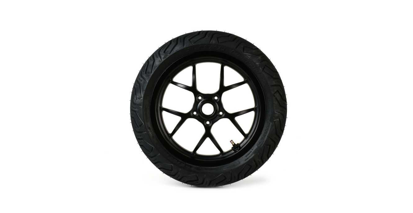 Complete Wheel Set (front+rear incl. mounting kit) BGM PRO SPORT 13-inch Matt Black | MICHELIN City Grip 2 130+140/60-13 | Vespa GTS, GTS Super, GTV, Sei Giorni, GT 60, GT, GT L 125-300cc BGM  Falan Parts