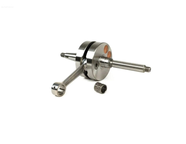 Crankshaft BGM Evolution 52mm Stroke 105mm Conrod | Piaggio Maxi 2-stroke, Aprilia SR125, Gilera Runner 125FX, 180FXR, Italjet Dragster 125, 180, Piaggio SKR125, SKR150, Typhoon 125, Skipper125, Skipper150, Hexagon 125EX, 150 BGM  Falan Parts