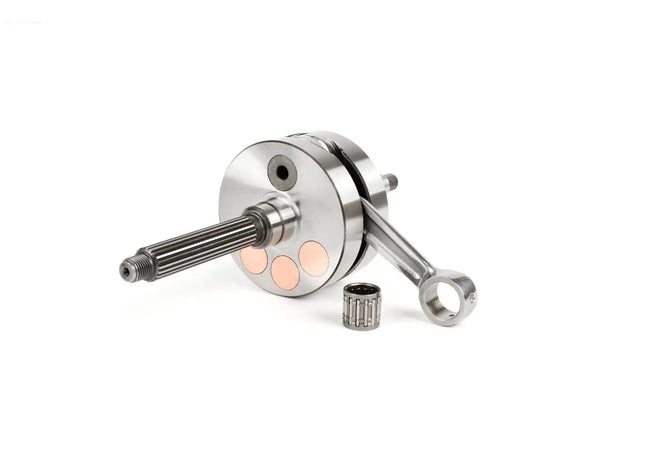 Crankshaft Long Stroke BGM Evolution 2 55mm Stroke 110mm Conrod | Piaggio Maxi 2-stroke, Aprilia SR125, Gilera Runner 125FX, 180FXR, Italjet Dragster 125, 180, Piaggio SKR125, SKR150, TPH125, Skipper125, Skipper150, Hexagon 125EX, 150E BGM  Falan Parts