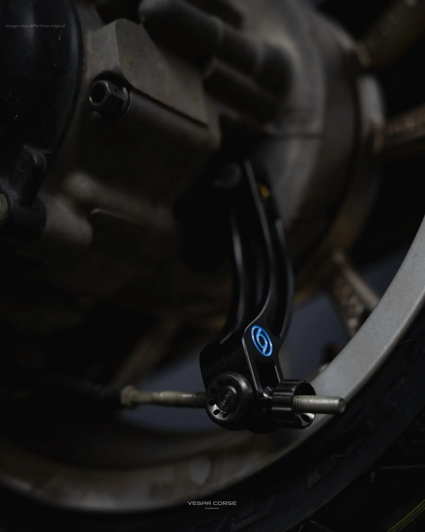 Drum Brake Linkage Arm 1O1 Factory CNC Black | Vespa LX/S/Primavera/Sprint 3V i.e. 125-150cc | PIAGGIO Fly/Liberty i.e. 3V 125cc 1O1 Factory  Falan Parts