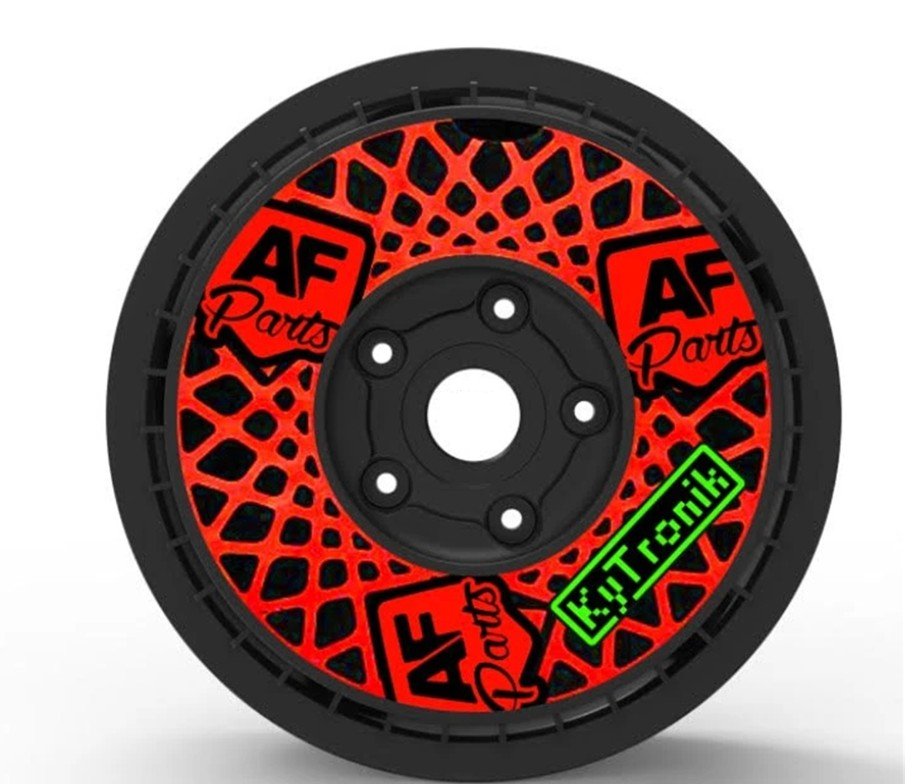 Hub Cap AF Parts AEROWHEEL 10" Rim | Vespa ET2/ET4 50-150cc Piaggio ZIP AF Parts 162.55 Falan Parts