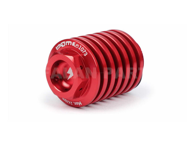 Oil drain plug BGM PRO CNC Red | Vespa / Piaggio 125-400cc BGM  Falan Parts