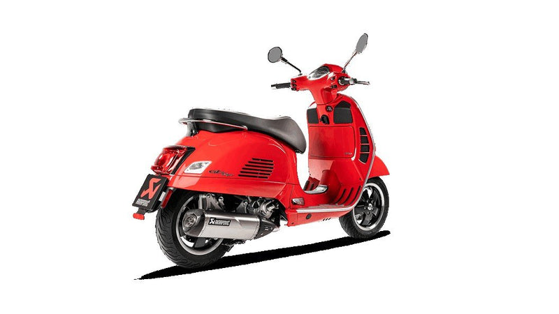 Racing Exhaust AKRAPOVIC Black Edition 2020 | Vespa GTS 125-300cc i.e. 4T Akrapovic 652.19 Falan Parts