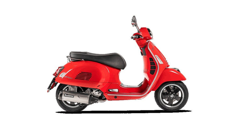 Racing Exhaust AKRAPOVIC Black Edition 2020 | Vespa GTS 125-300cc i.e. 4T Akrapovic 652.19 Falan Parts