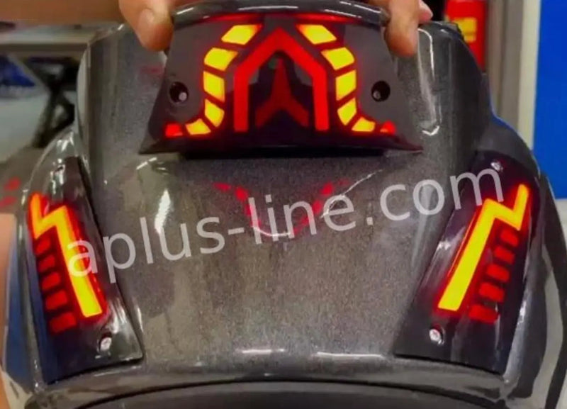 Alpha Styling Rear Light Flow/Matrix | Piaggio ZIP 2000/SP 50/125/150cc 2/4T A-PLUS  Falan Parts