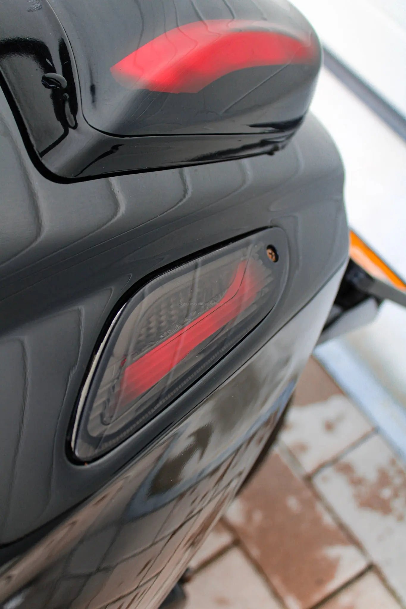 Back Turn Signals Indicator POWER1 Smoked  | Vespa Primavera / Sprint 50-150cc POWER1  Falan Parts