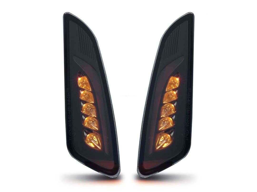 HD Corse Indicator Kit Smoked | Vespa Sprint/Primavera 50-150cc HD CORSE 319.95 Falan Parts