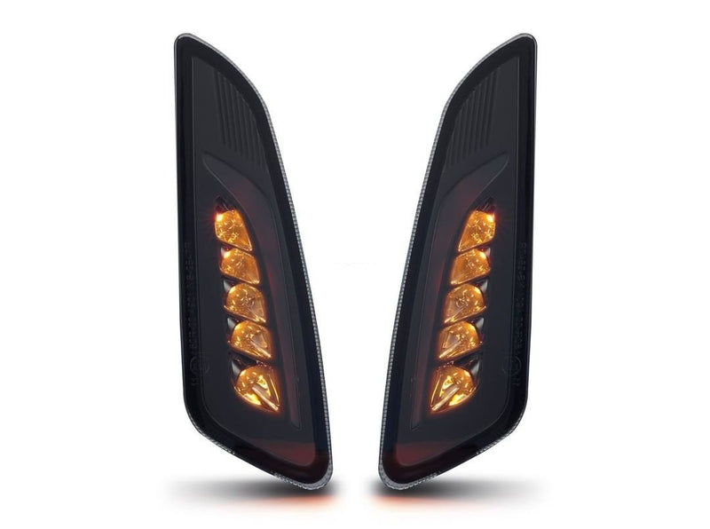 HD Corse Indicator Kit Smoked | Vespa Sprint/Primavera 50-150cc HD CORSE 319.95 Falan Parts
