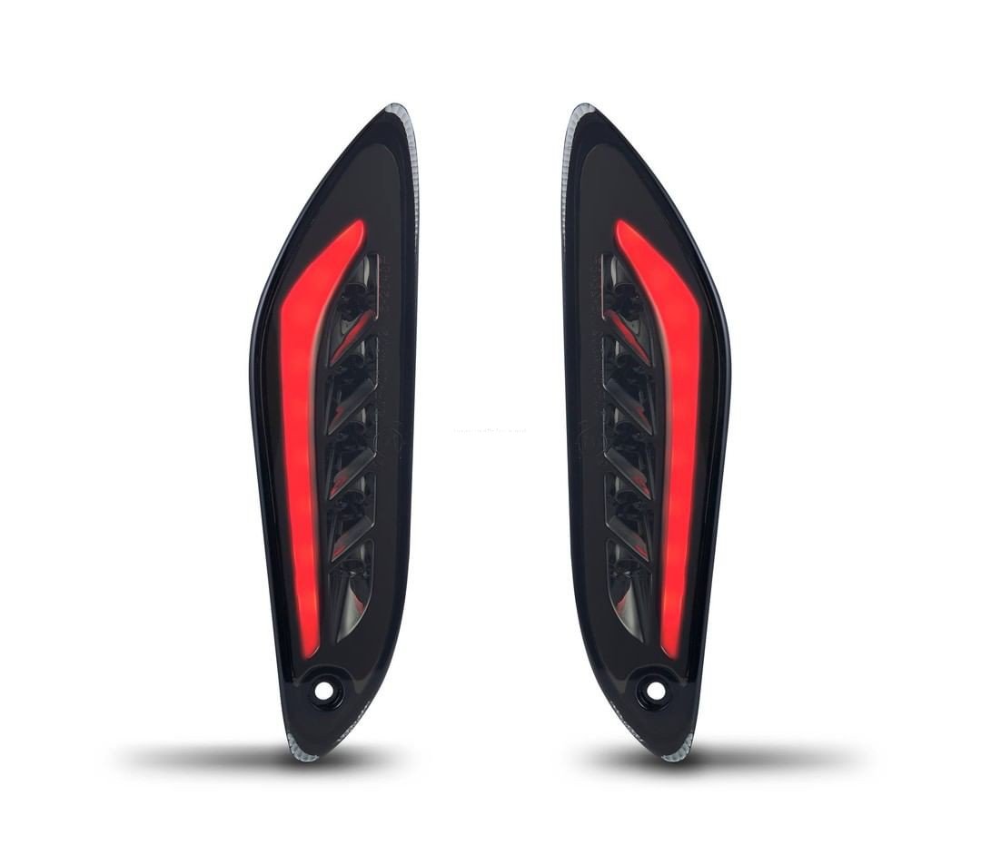 HD Corse Indicator Kit Smoked | Vespa Sprint/Primavera 50-150cc HD CORSE 319.95 Falan Parts