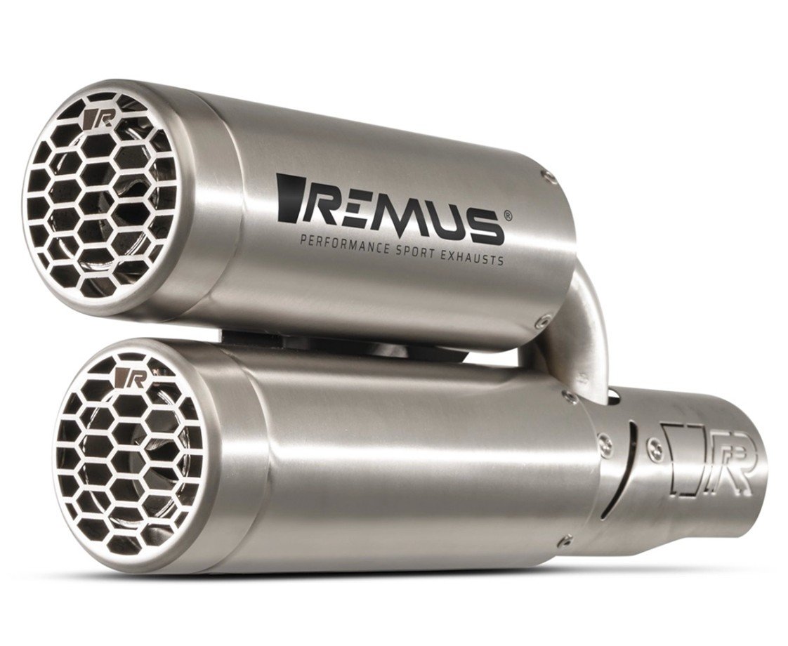Racing Exhaust REMUS Double Mesh | Vespa GTS/GTS Super/GTV 300cc (`20-) E5 Remus 913.95 Falan Parts