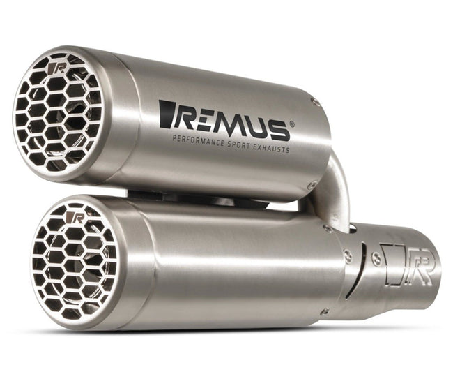 Racing Exhaust REMUS Double Mesh | Vespa GTS/GTS Super/GTV 300cc (`20-) E5 Remus 913.95 Falan Parts