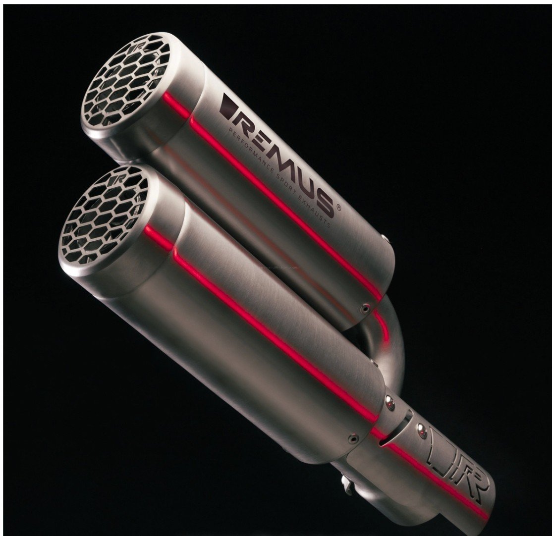 Racing Exhaust REMUS Double Mesh | Vespa GTS/GTS Super/GTV 300cc (`20-) E5 Remus 913.95 Falan Parts