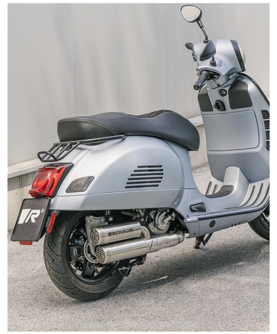 Racing Exhaust REMUS Double Mesh | Vespa GTS/GTS Super/GTV 300cc (`20-) E5 Remus 913.95 Falan Parts