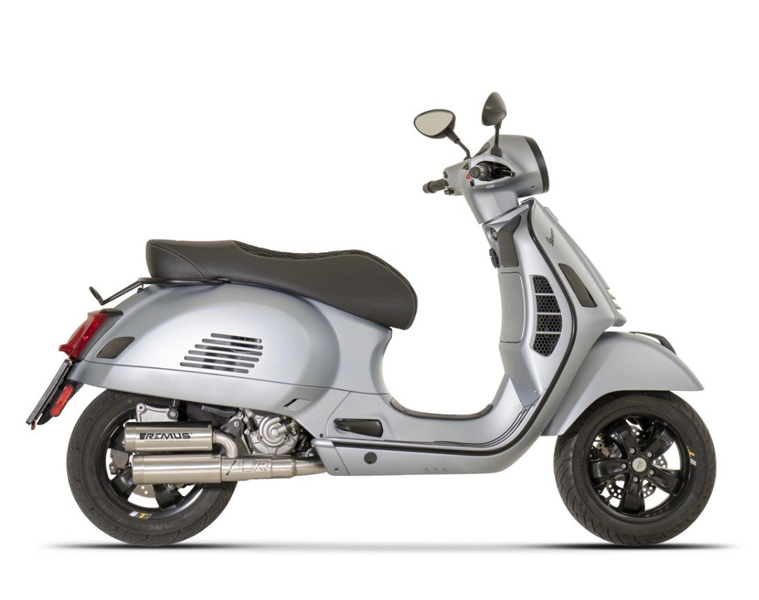 Racing Exhaust REMUS Double Mesh | Vespa GTS/GTS Super/GTV 300cc (`20-) E5 Remus 913.95 Falan Parts