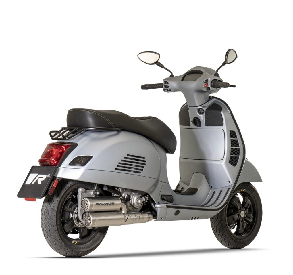 Racing Exhaust REMUS Double Mesh | Vespa GTS/GTS Super/GTV 300cc (`20-) E5 Remus 913.95 Falan Parts