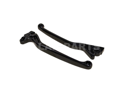 brake levers Gloss & Matt Black | Vespa LX/LXV/S/ Primavera/ Sprint 50/150 Falan Parts  Falan Parts